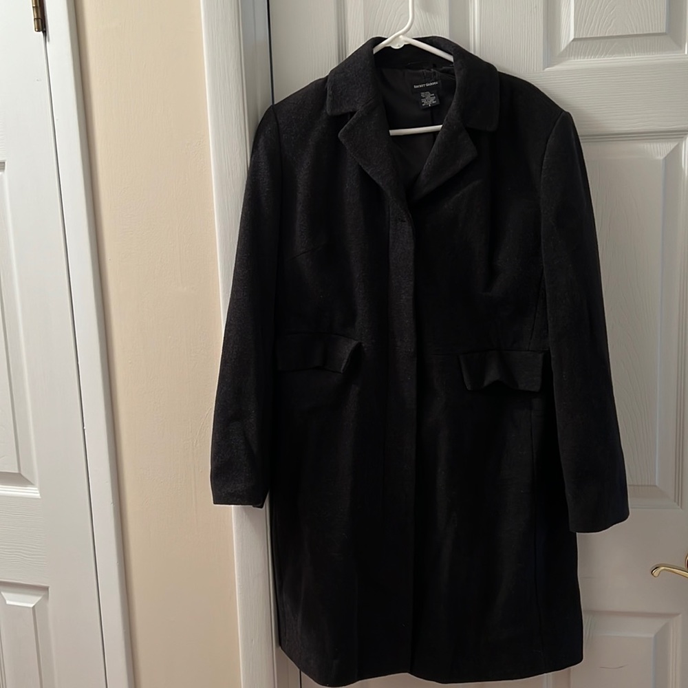 Dark gray wool coat Sz 8